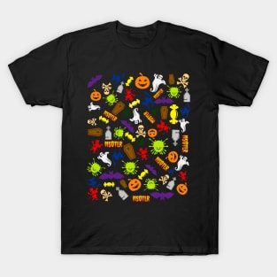 Spooky Scatter Design T-Shirt